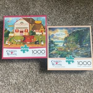 2 ‘Charles Wysocki’ 1000pc Puzzles